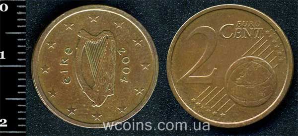 Coin Ireland 2 euro cents 2004