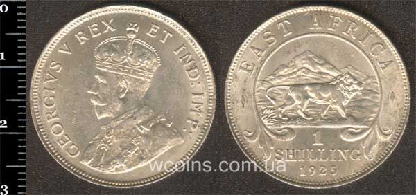 Монета Британска Східна Африка 1 шилінг 1925