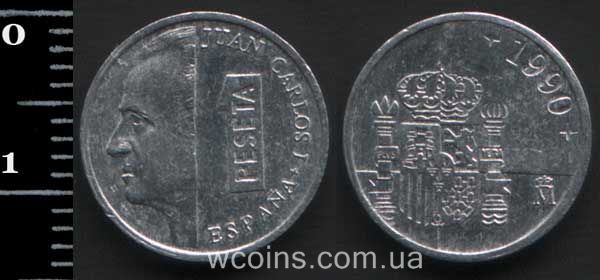 Coin Spain 1 peseta 1993