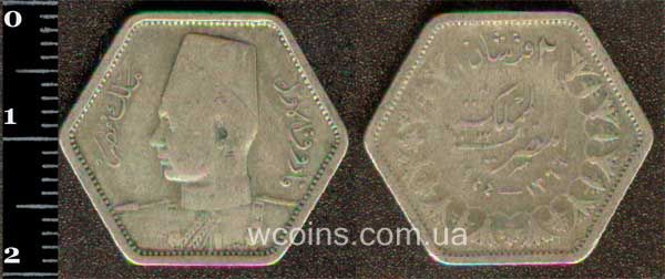 Монета Єгипет 2 піастра 1944