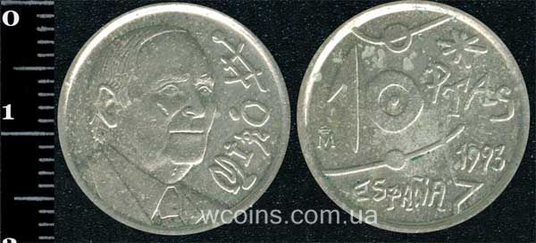 Монета Іспанія 10 песет 1993