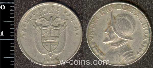 Монета Панама 1/10 бальбоа 1996