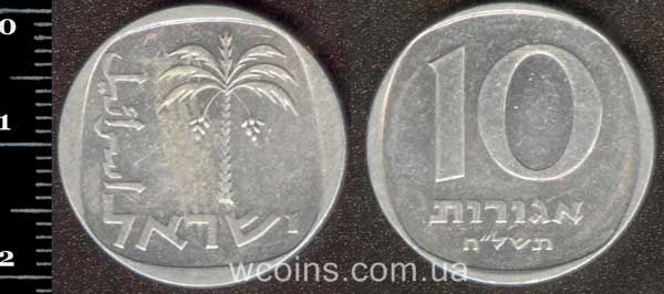 Монета Ізраїль 10 агор 1978