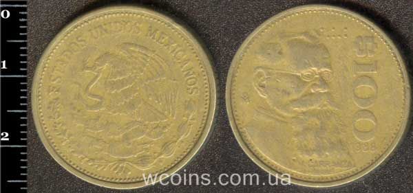 Coin Mexico 100 peso 1988