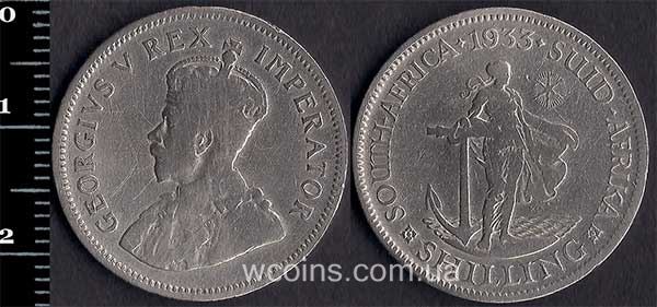 Coin South Africa 1 shilling 1933