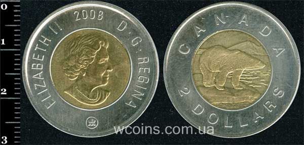 Монета Канада 2 долара 2008